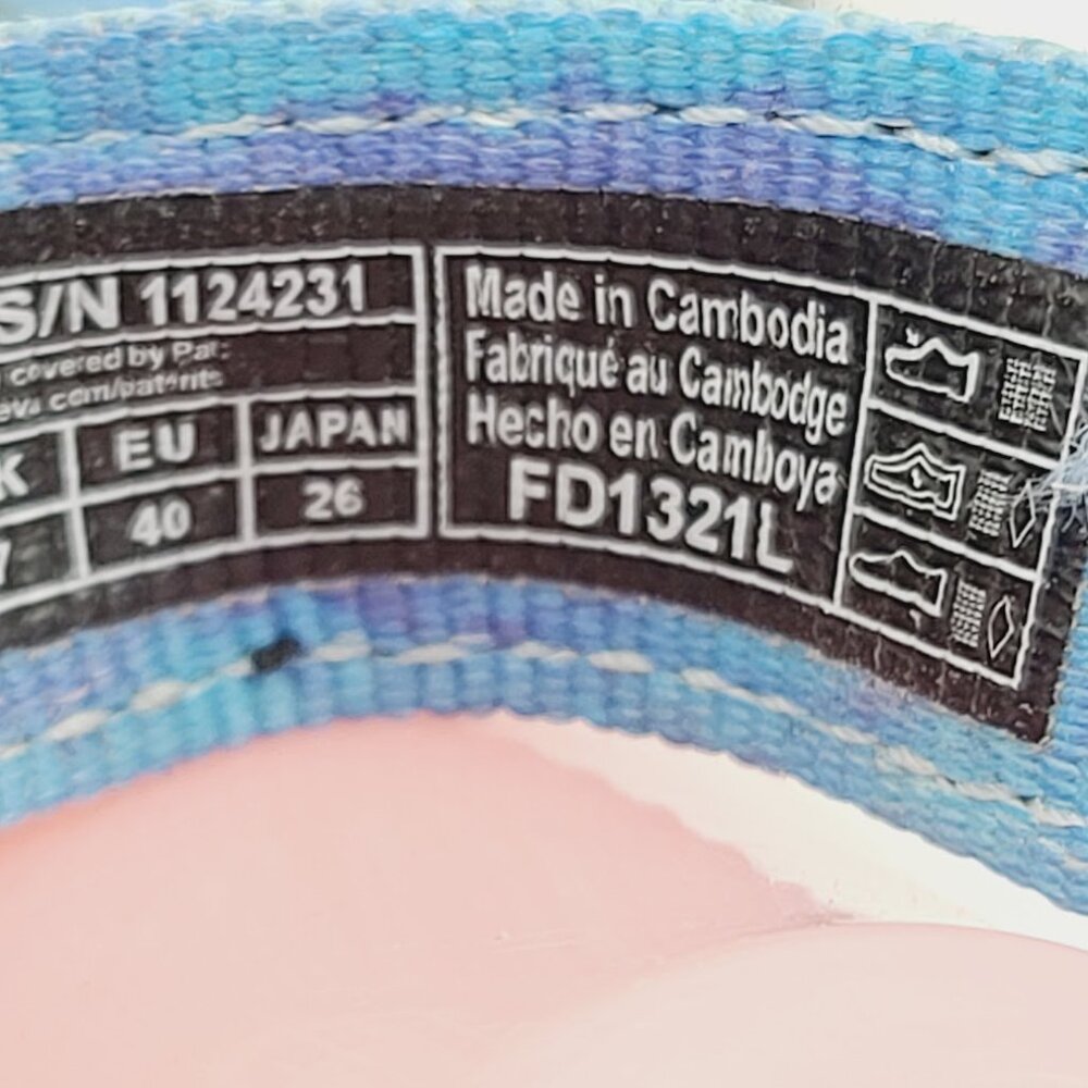 Teva Women's Blue Original Universal Tie-Dye 1124231 Sport Sandals Size US 9 - Picture 8 of 9